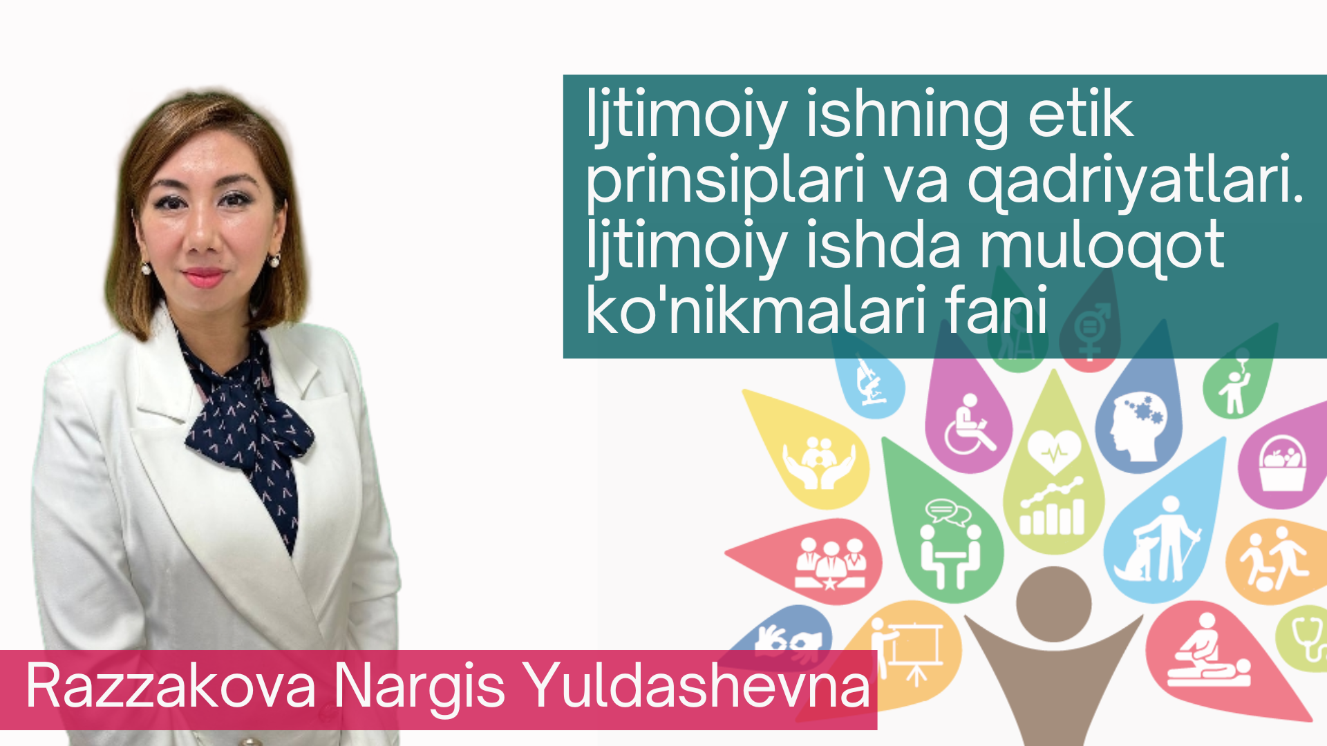 Ijtimoiy ishning etik prinsiplari va qadriyatlari. Ijtimoiy ishda muloqot ko'nikmalari
